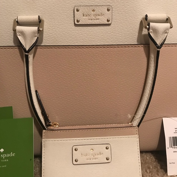 Kate Spade Grove Street Rose/Cream Handbag Set - Picture 4 of 8